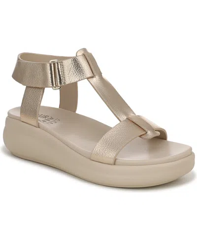 Naturalizer Women's Cersei Strappy Wedge Sandals In Gray
