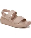 Naturalizer Women's Coast Slingback Wedge Sandals In Blush Pink Faux Leather