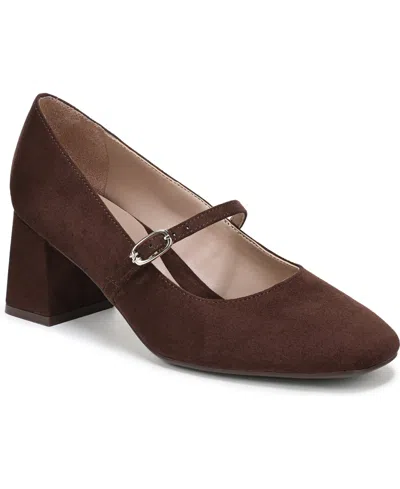 Naturalizer Women's Dancing Mary-jane Block-heel Pumps In Brown