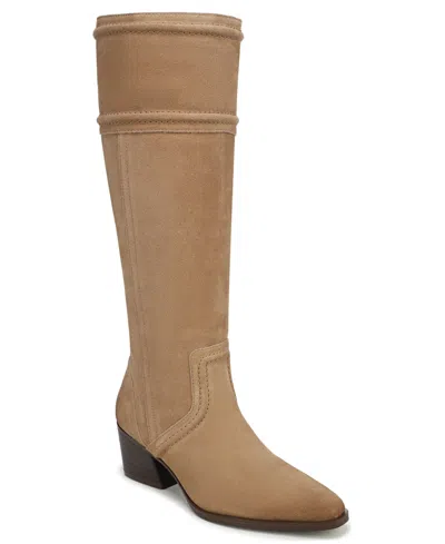 Naturalizer Women's Dayton Knee-high Pointed Toe Block Heel Tall Boots In Brown