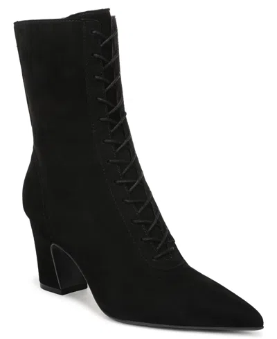 Naturalizer Women's Eloy Zip Tall Pointed Toe Block Heel Boots In Multi