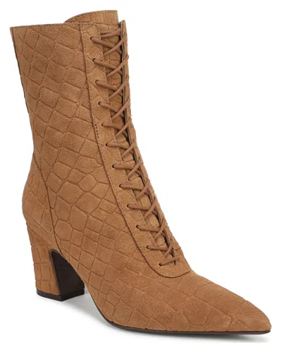 Naturalizer Women's Eloy Zip Tall Pointed Toe Block Heel Boots In Multi