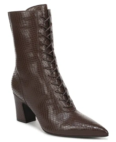 Naturalizer Women's Eloy Zip Tall Pointed Toe Block Heel Boots In Multi