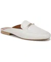 Naturalizer Emerson Bit Loafer Mule In Warm White Leather