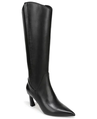 Naturalizer Women's Emily Extra Wide Calf Zip Tall Boots In Black