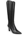 Naturalizer Women's Emily Narrow Calf Zip Tall Boots In Black