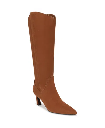 Naturalizer Women's Emily Zipper Tall Boots In Brown