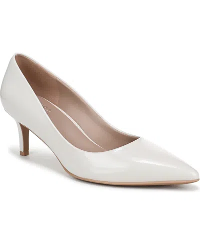 Naturalizer Women's Everly Pointed Toe Pumps In Warm White Patent Leather