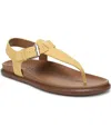 Naturalizer Fab Flat Sandal In Gold
