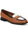 Naturalizer Fabienne Moc Toe Loafer In Brown Multi Leather