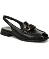 Naturalizer Frances Womens Chain Leather Slingbacks In Black Leather