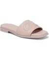 Naturalizer Genevieve Slide Sandal In Cameo Blush Pink Leather