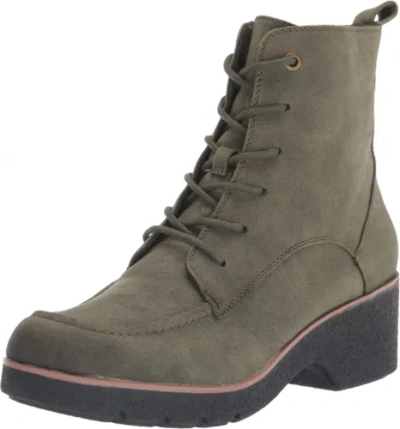 Pre-owned Naturalizer Women's Genie Ankle Boot In Olive