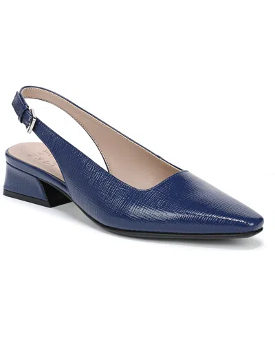 Naturalizer Women's Ginger Snip Toe Dress Slingbacks In Blue