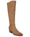 Naturalizer Golden Boot In Tan Faux Leather