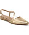 Naturalizer Hawaii Womens Leather Pointed Toe Slingbacks In Dark Gold Leather