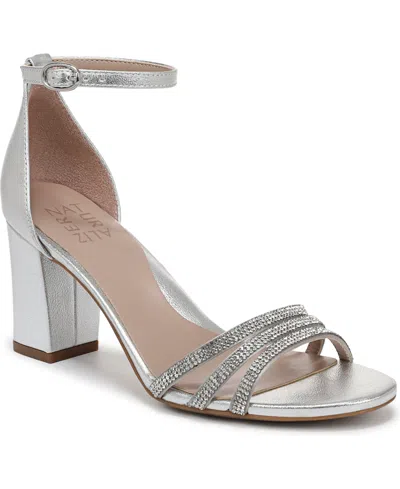 Naturalizer Women's Heidi Strappy Dress Sandals In Silver