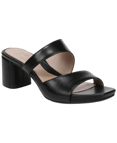 Naturalizer Women's Iman Slide Slip-on Sandals In Black Leather
