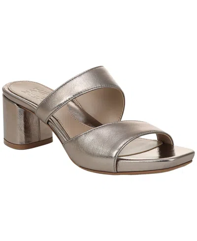 Naturalizer Women's Iman Slide Slip-on Sandals In Patina Pewter Leather