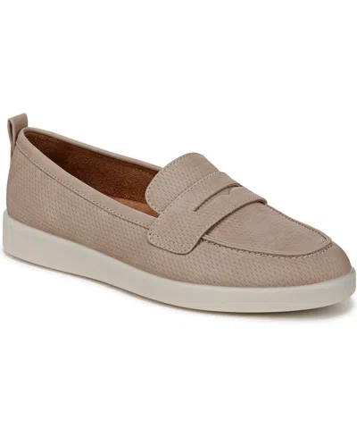 Naturalizer Women's Ingrid Hybrid Penny Loafers In Warm Taupe Faux Nubuck