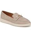 Naturalizer Women's Isla Hybrid Penny Loafers In Warm Taupe Embossed Faux Nubuck