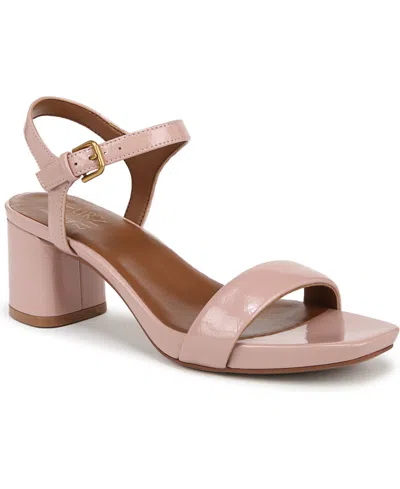 Naturalizer Women's Izzy Block Heel Ankle Strap Dress Sandals In Pink