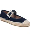Naturalizer Java Mary Jane Espadrille Flat In Blue