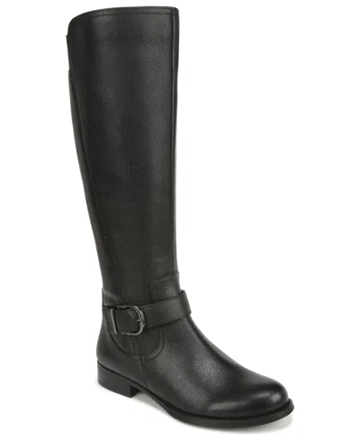 NATURALIZER WOMEN'S JAYA KNEE HIGH BLOCK HEEL RIDING BOOTS