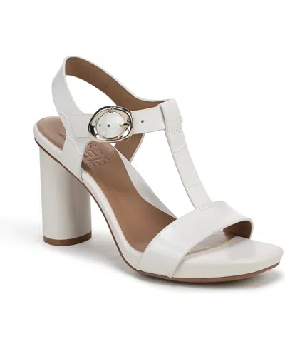 Naturalizer Women's Jordis T-strap Platform Dress Sandals In White