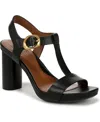 Naturalizer Jordis T-strap Sandal In Black Leather