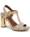 Naturalizer Jordis T-strap Sandal In Coastal Tan Leather