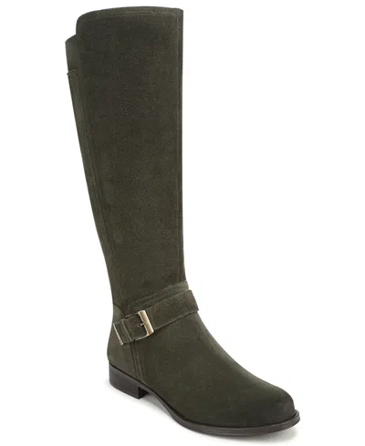Naturalizer Women's Juno Zipper Tall Boots In Green