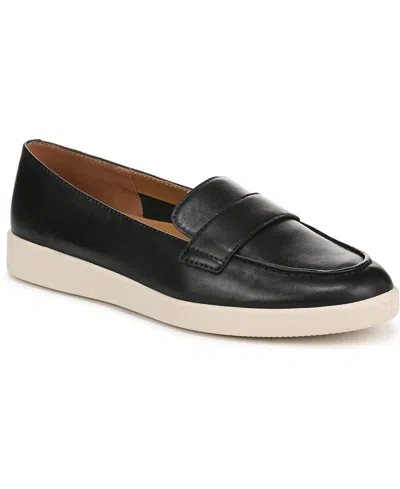 Naturalizer Women's Karis Closed Round Toe Hybrid Penny Loafers In Black Leather