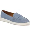 Naturalizer Women's Karis Closed Round Toe Hybrid Penny Loafers In Denim Blue Denim Suede