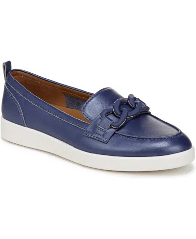 Naturalizer Women's Kateri Hybrid Penny Loafers In Dusk Blue Leather