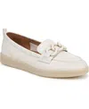 Naturalizer Layla Slip-on Bow Flats In Warm White Leather