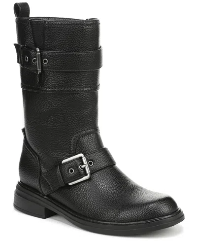 Naturalizer Women's Latoya Mid-shaft Moto Boots In Animal Print