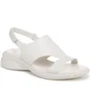 Naturalizer Lillian Slingback Sandal In Warm White Faux Leather