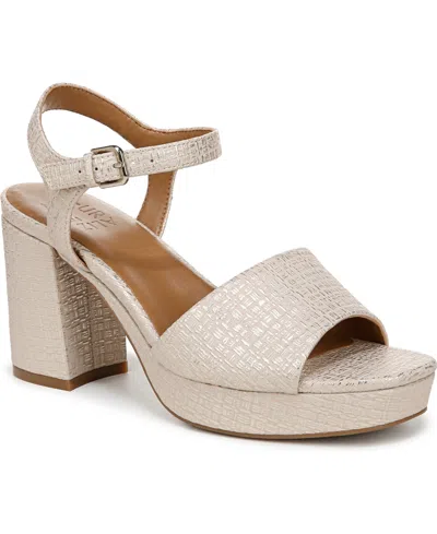 NATURALIZER WOMEN'S LILLY BLOCK HEEL PLATFORM SANDALS