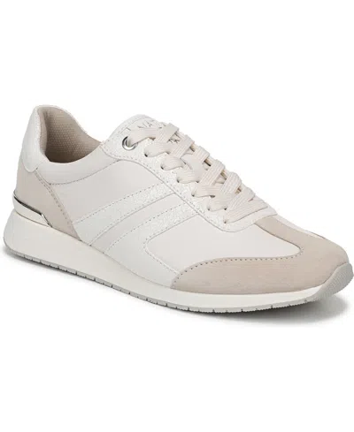 Naturalizer Women's Lorena Closed Round Toe Lace Up Sneakers In Neutral