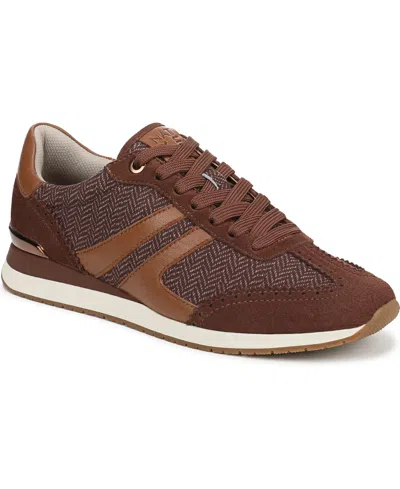 Naturalizer Women's Lorena Closed Round Toe Lace Up Sneakers