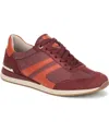 Naturalizer Women's Lorena Closed Round Toe Lace Up Sneakers In Brown