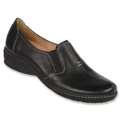 Naturalizer Women's Malvina Slip-on Shoes In Black Leather