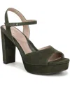Naturalizer Marigold Ankle Strap Platform Sandal In Green