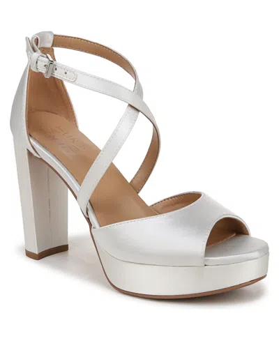 NATURALIZER WOMEN'S MELODY PLATFORM PEEP TOE DRESS SANDALS
