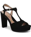 Naturalizer Miller Platform Sandal In Black
