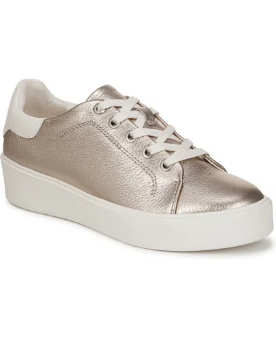 Naturalizer Women's Morrison 3.0 Round Toe Lace Up Sneakers In Gray