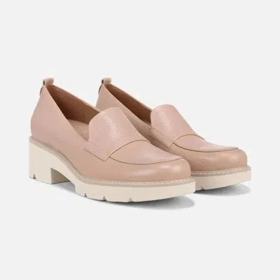 Naturalizer Women's  Darry H7079l9651 Loafer Mauve Leather Slip-on Shoes Hawk1749 In Pink