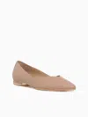 Naturalizer Wide Width Havana Flat In Neutral