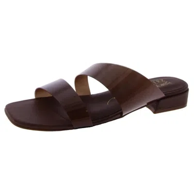 Naturalizer Women's  Illuminate J0685s1200 Sandals Brown Leather Slide Zap1945